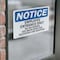Signmission Employee Entrance Only No Deliveries See OSHA Notice Sign, Vinyl Decal, 14in W x 10in L, 2PK OS-2PACK-NS-D-1014-L-11945 - alternate 3